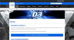 Desktop Screenshot of d3hockey.org