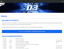 Tablet Screenshot of d3hockey.org